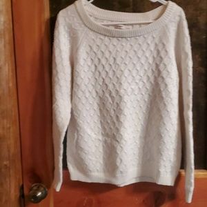 Cream old navy sweater